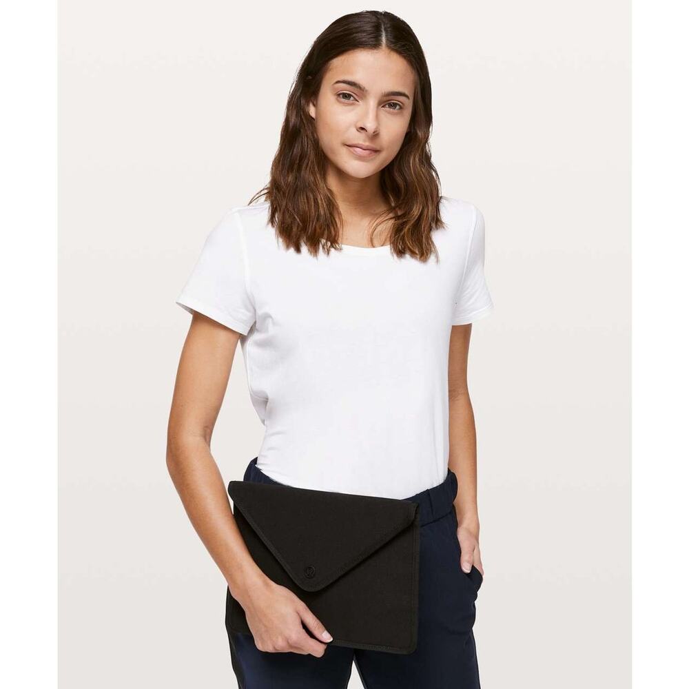 Lululemon Out On Top Envelope Pouch 11 x 8 Black